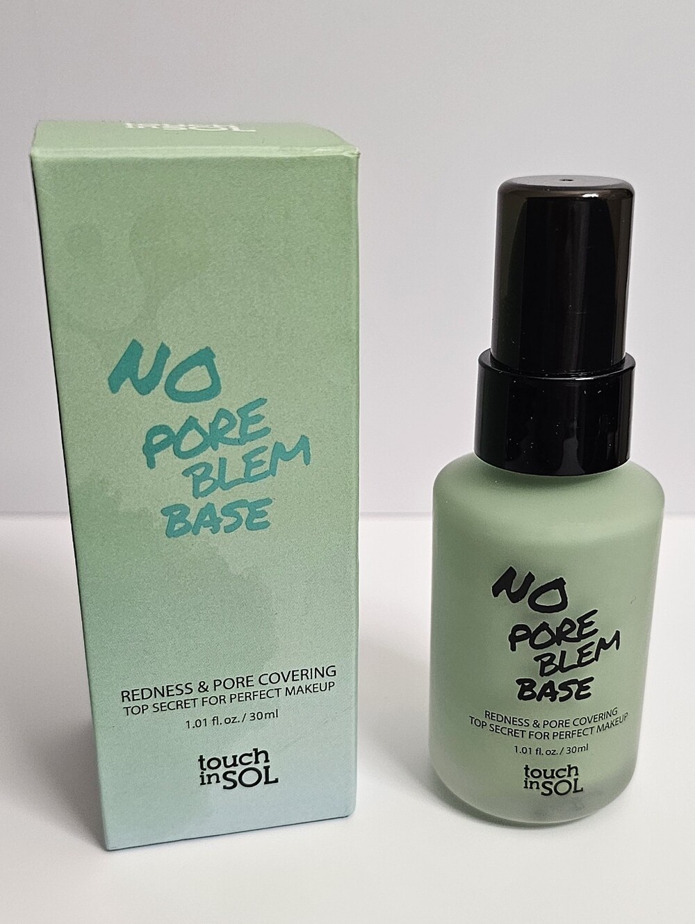 Touch in Sol No Poreblem Redness Correcting Base primer kbeauty makeup skincare